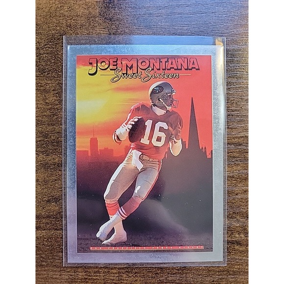 Joe Montana 1992 Skybox Primetime #M06/15 - Sweet Sixteen - NFL - Fresh Pull - Picture 1 of 2